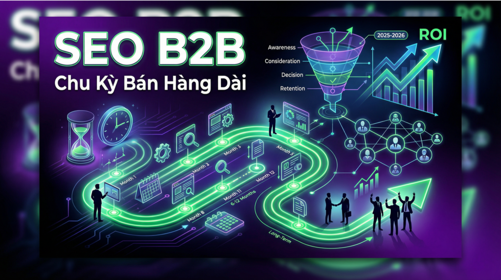 Hiệu quả của SEO B2B trong chu kỳ bán hàng dài: Phân tích chiến lược và xu hướng giai đoạn 2025-2026